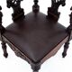 Antique corner armchair, Western Europe, circa 1900.