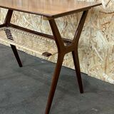 60s 70s teak side table