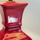 VINTAGE Chic Ceramic and Velvet LAMP