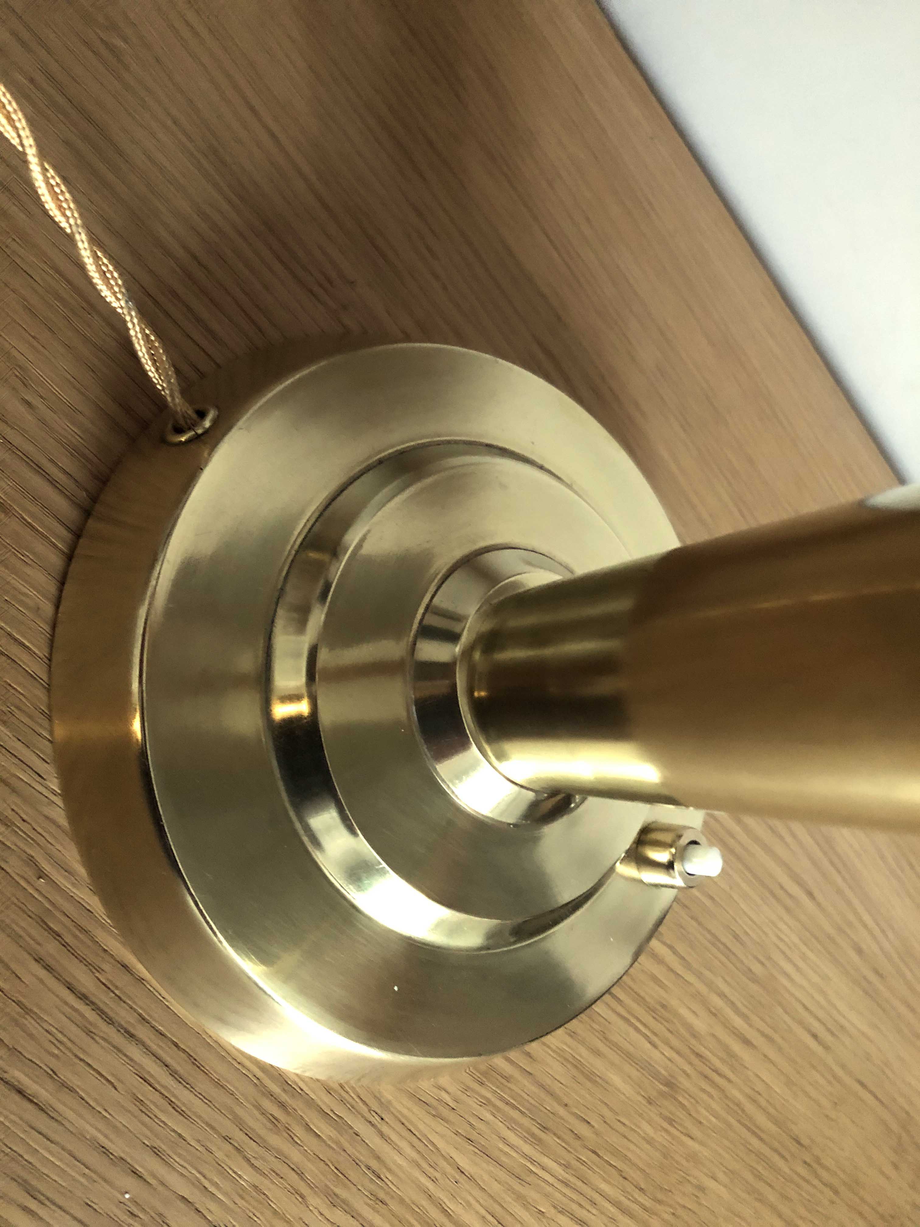 Old brass mushroom lamp 1930