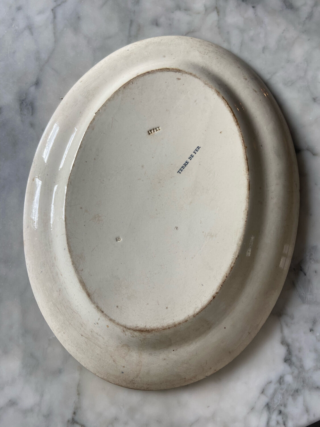 Tray ancient iron earth