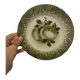10 assiettes à dessert en barbotine Keller et Guerin Lunéville
