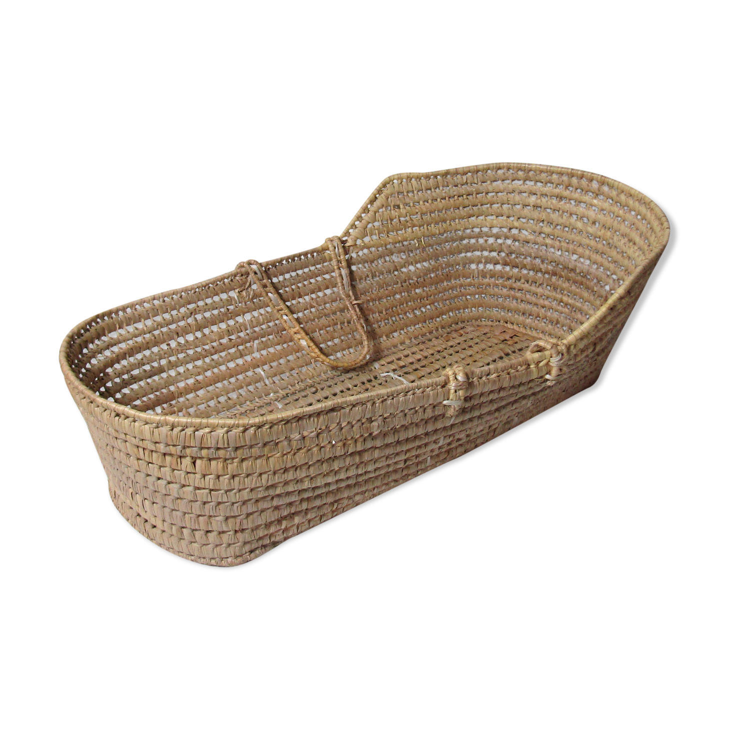 Old rattan baby cuff