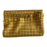 Shetland wool canvas plaid 1960