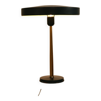 Midcentury Louis Kalff desk lamp *** Model Timor 69 dark green *** Philips