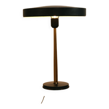 Midcentury Louis Kalff desk lamp *** Model Timor 69 dark green ***  Philips