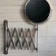 Extendable wall mirror