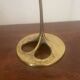 Pair of organic brass candlesticks