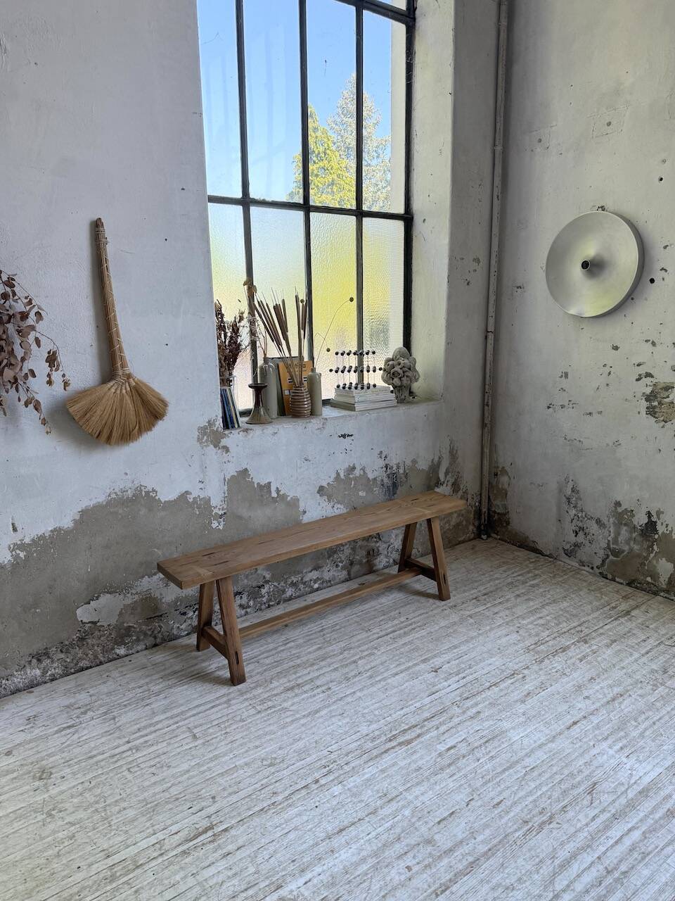 Pine farm bench, 1950