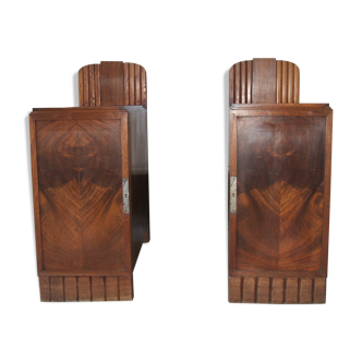 Art deco side tables pair
