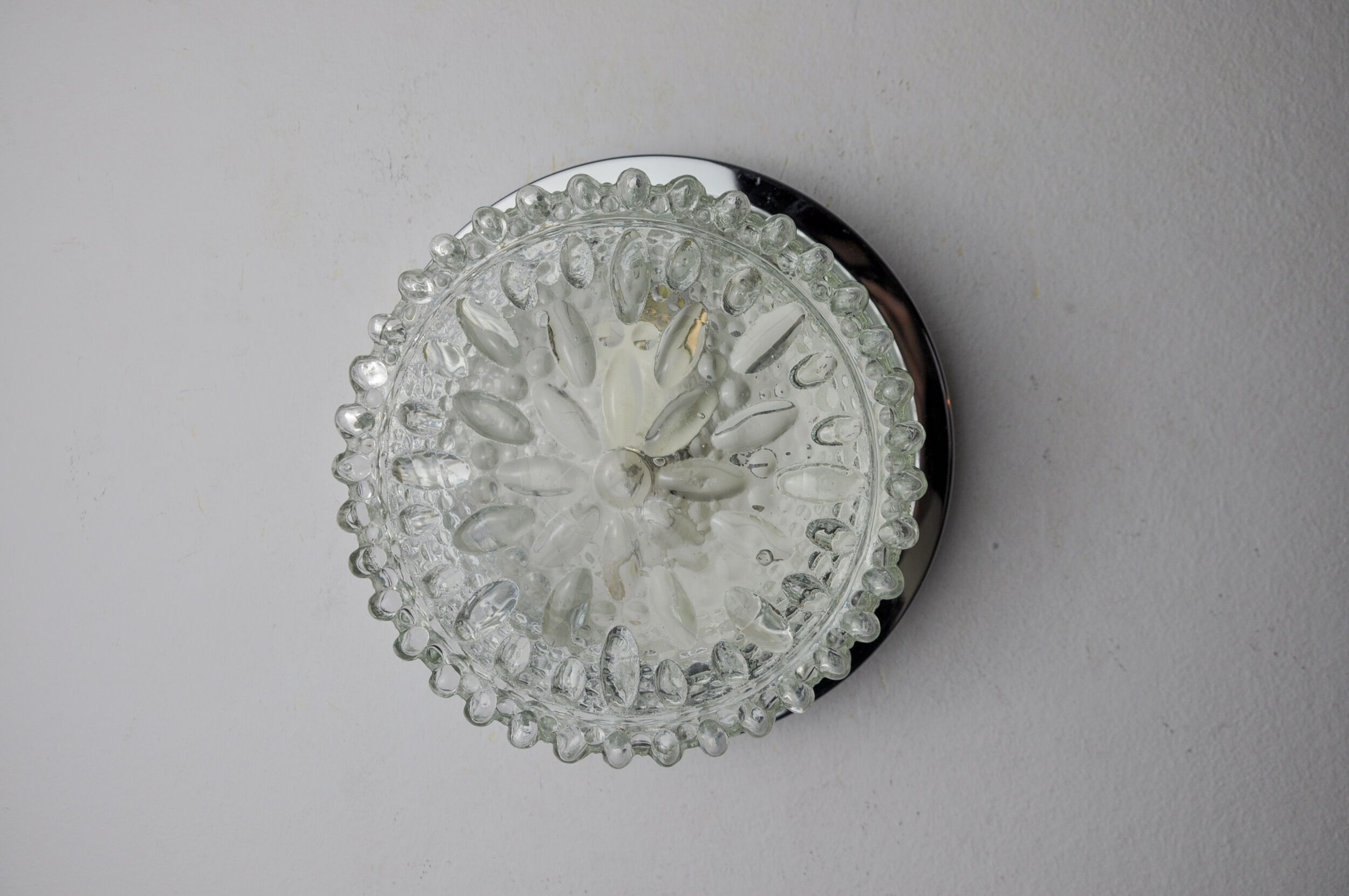 Wall lamp, blown glass, Germany, 1960