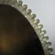 Egon Hillebrand large oval lucite illuminated wall mirror, 80 cm x 50 cm, 1960s