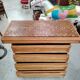 McGuire rattan and bamboo chest of drawers