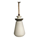 Walk cone white and metal