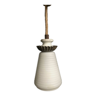 Walk cone white and metal