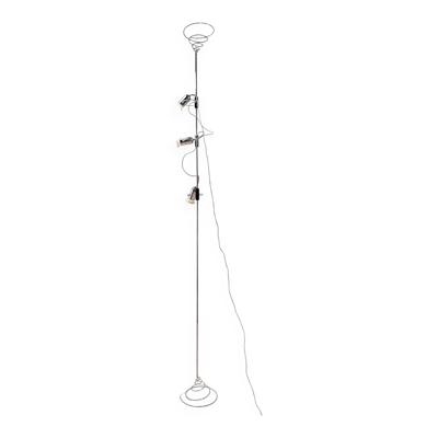 Cielo-Terra'' lampadaire chromé réglable par Francesco Fois pour Reggiani, 1960s