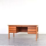 Mid-Century Danish Teak Desk, 1970s.