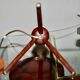 Vintage solid teak lamp by severin hansen 1960