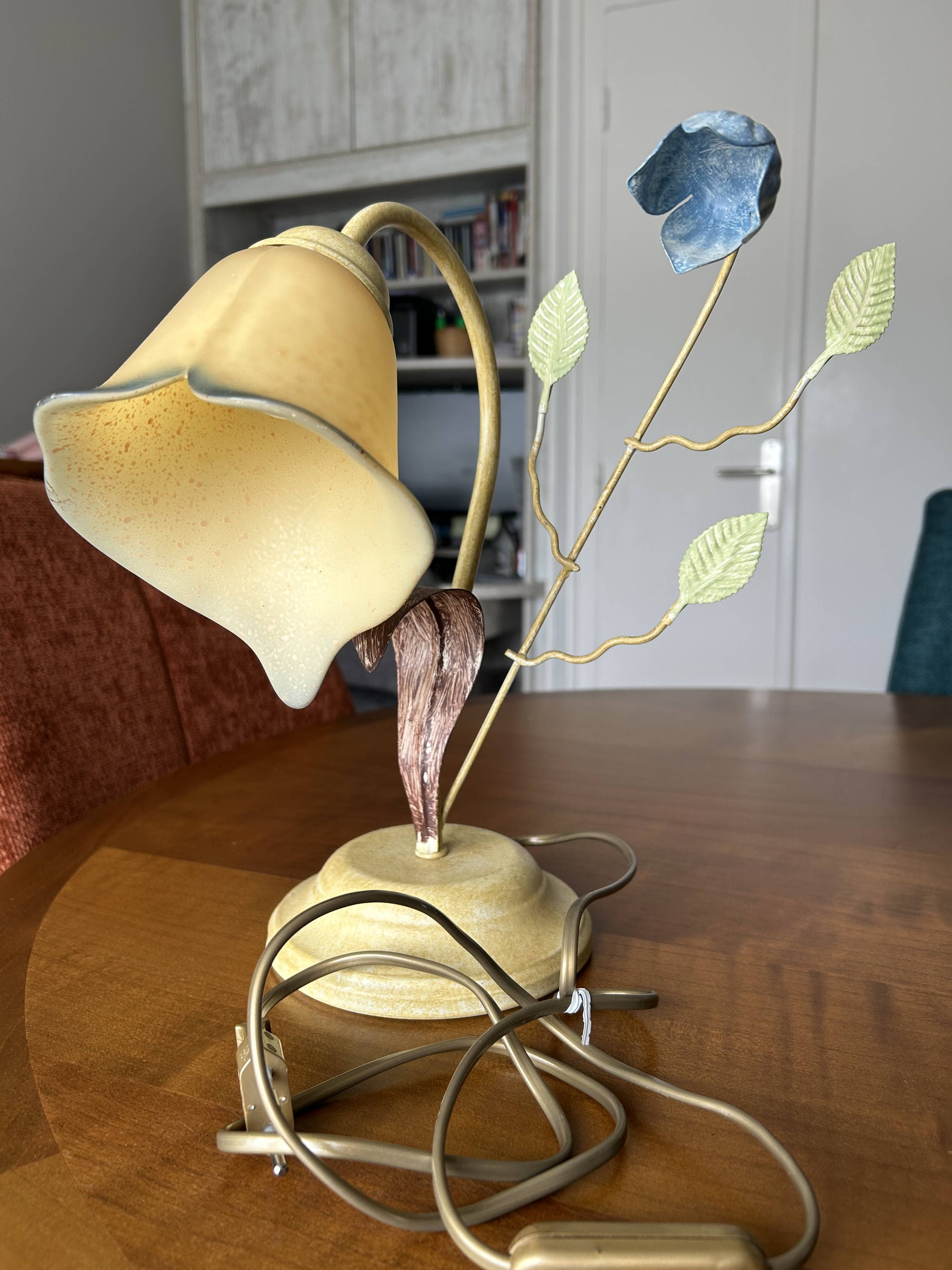 Lustres and 2 vintage lamps, Bulgarian brand, 90s/2000s.