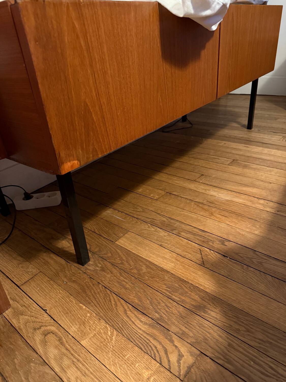 Vintage modular sideboard / Scandinavian low sideboard 1960s 1970s – teak