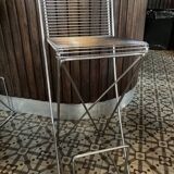 Metal bar stool