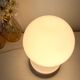 Lampe champignon rose vintage