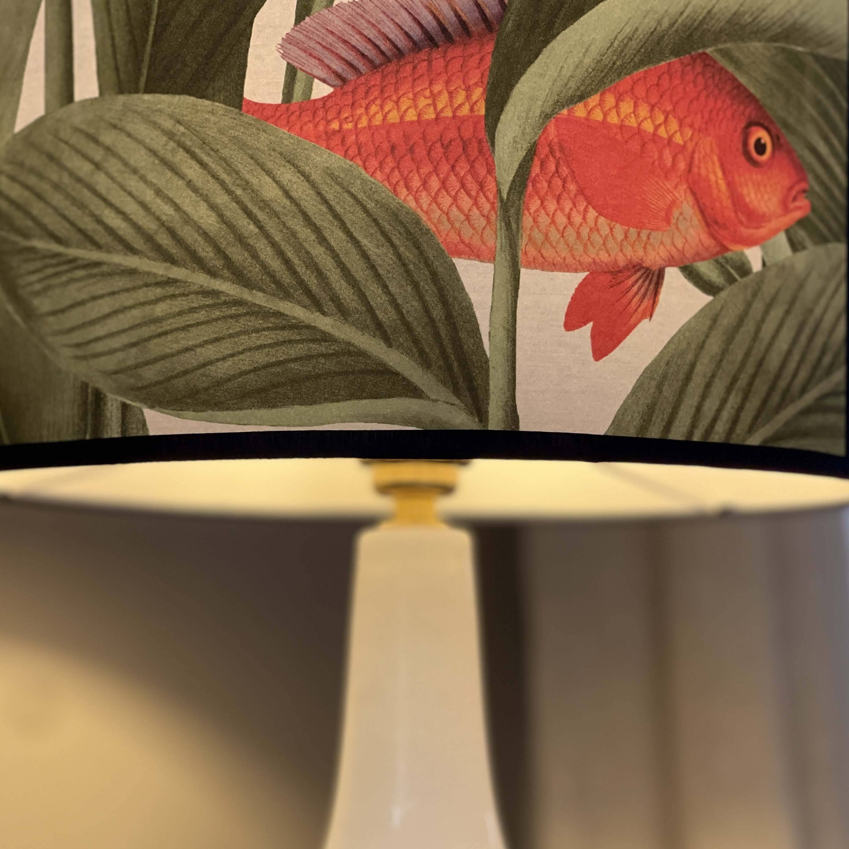 Beautiful white ceramic table lamp from the brand C.C. Keramik, Denmark