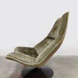 Fauteuil pivotant de design vintage néerlandais Artifort Geoffrey Harcourt F588