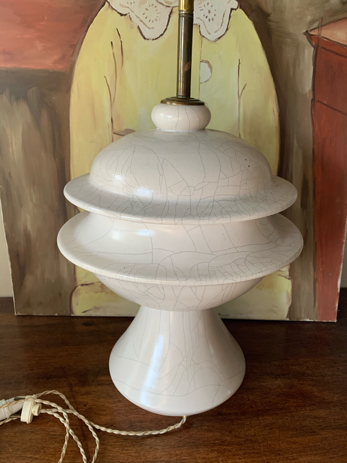 Ceramic lamp base