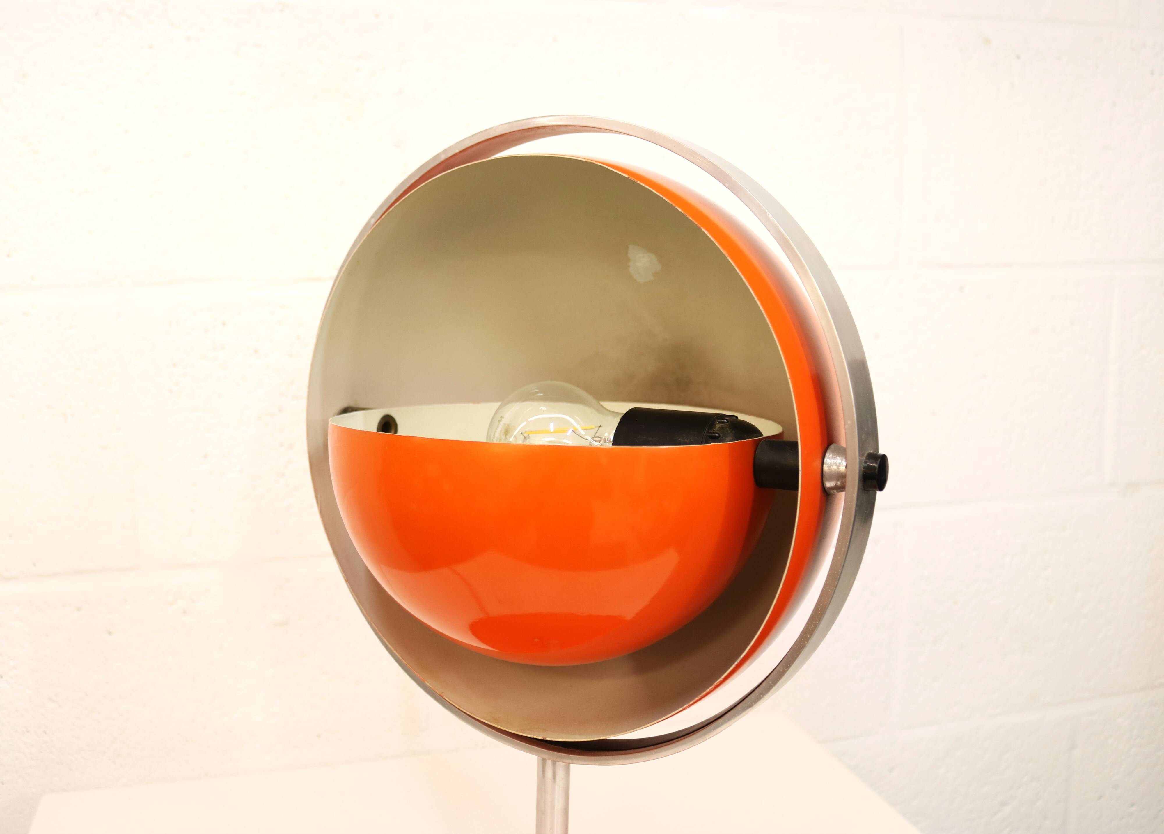 Rare vintage Moonlight space age table lamp by Buch & Jørgensen for Quality
