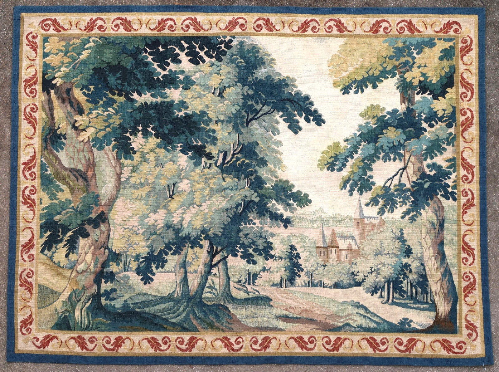 French tapestry Aubusson Hamot 1950