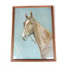 Horse lithograph J.Rivet