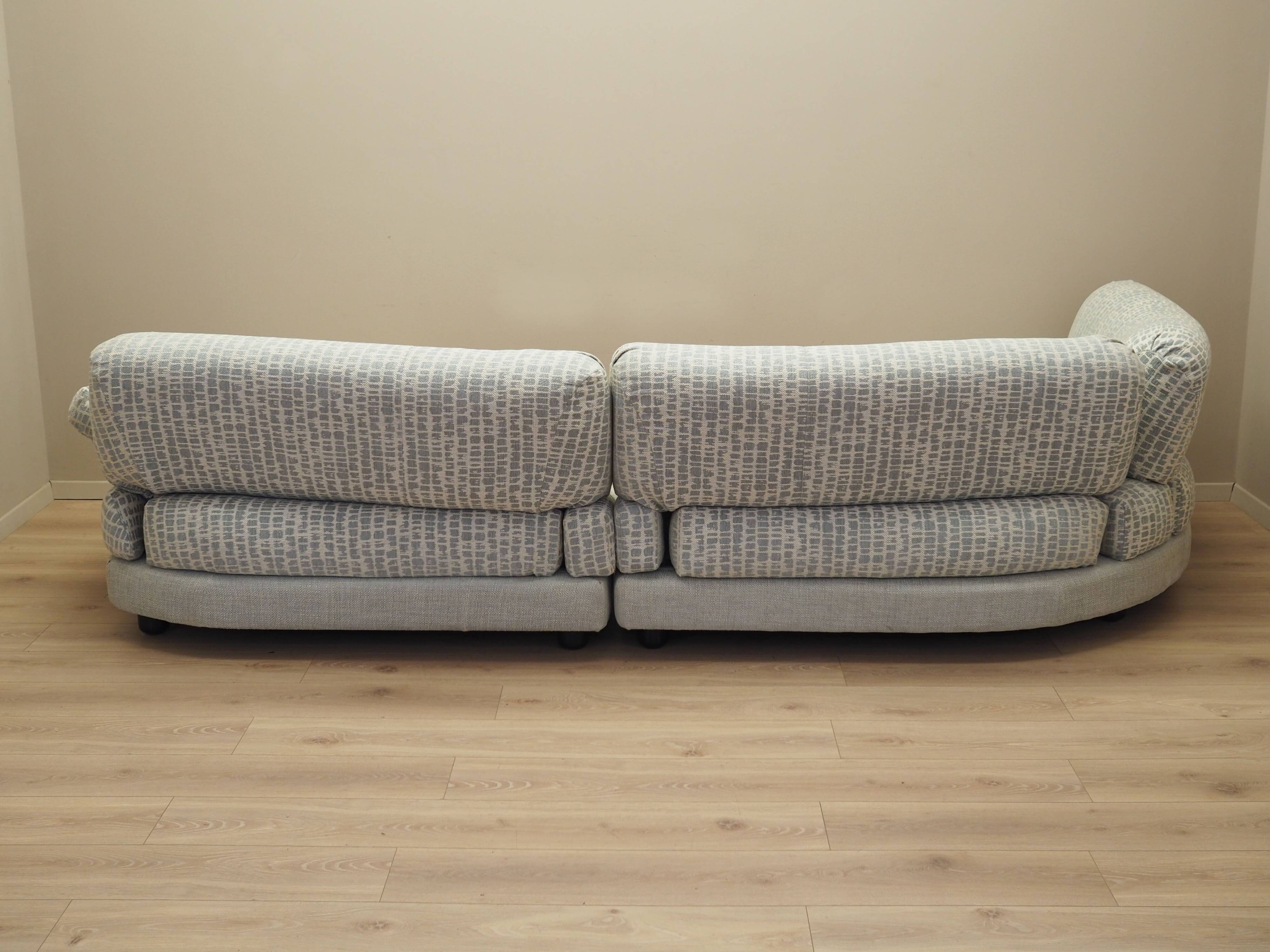 Modular corner sofa, Italian design, 1970s, production: Italy