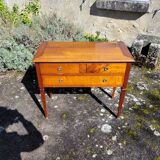 Commode console en merisier 3 tiroirs