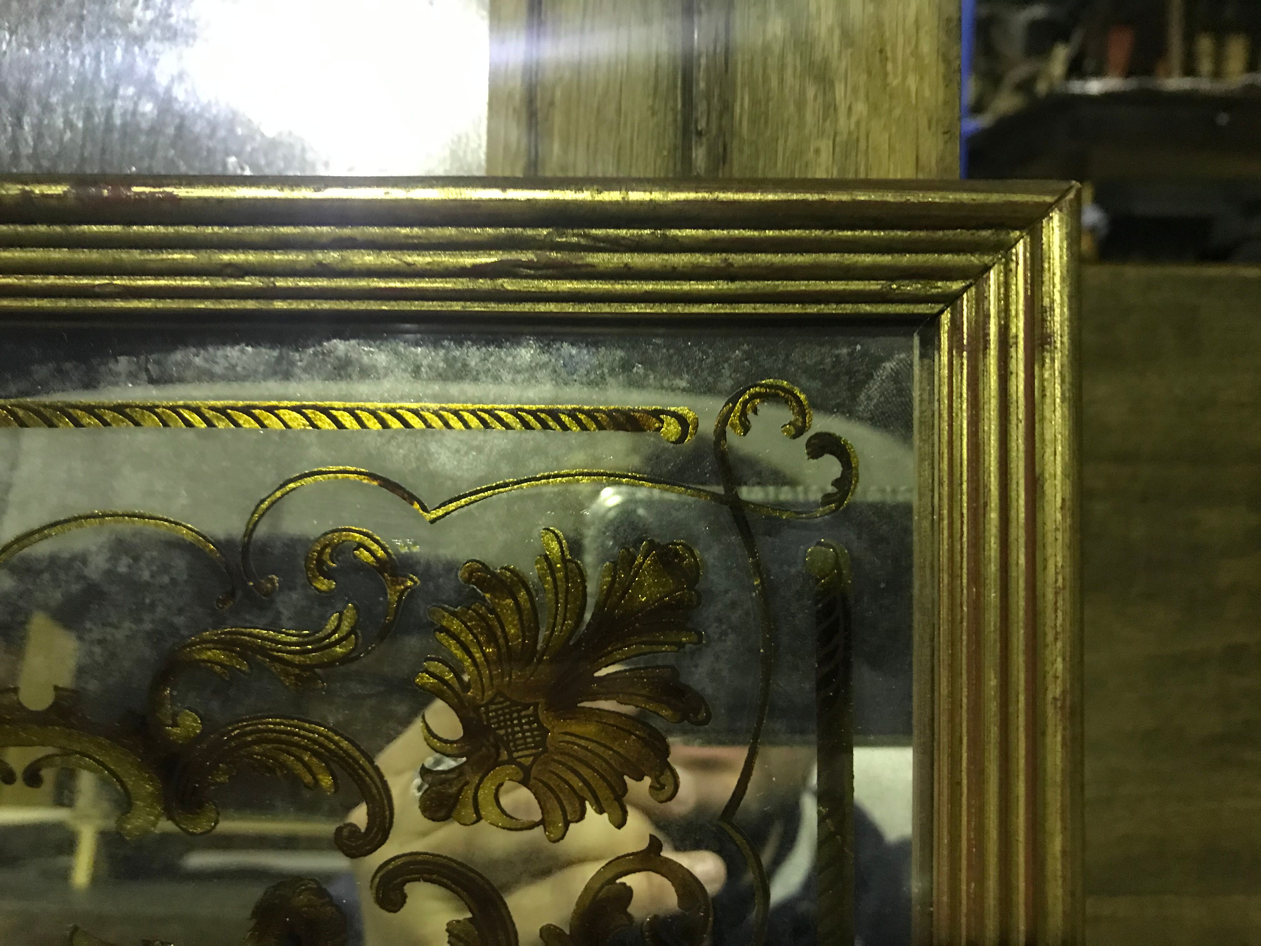 Brewery mirror - bistro with elegant grounds 202x102cm