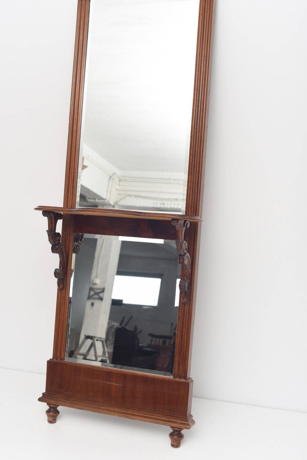 Art Nouveau floor mirror, early 20th century