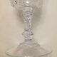 Set of 6 crystal wine glasses