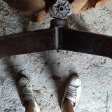 Fauteuil anglais skai marron