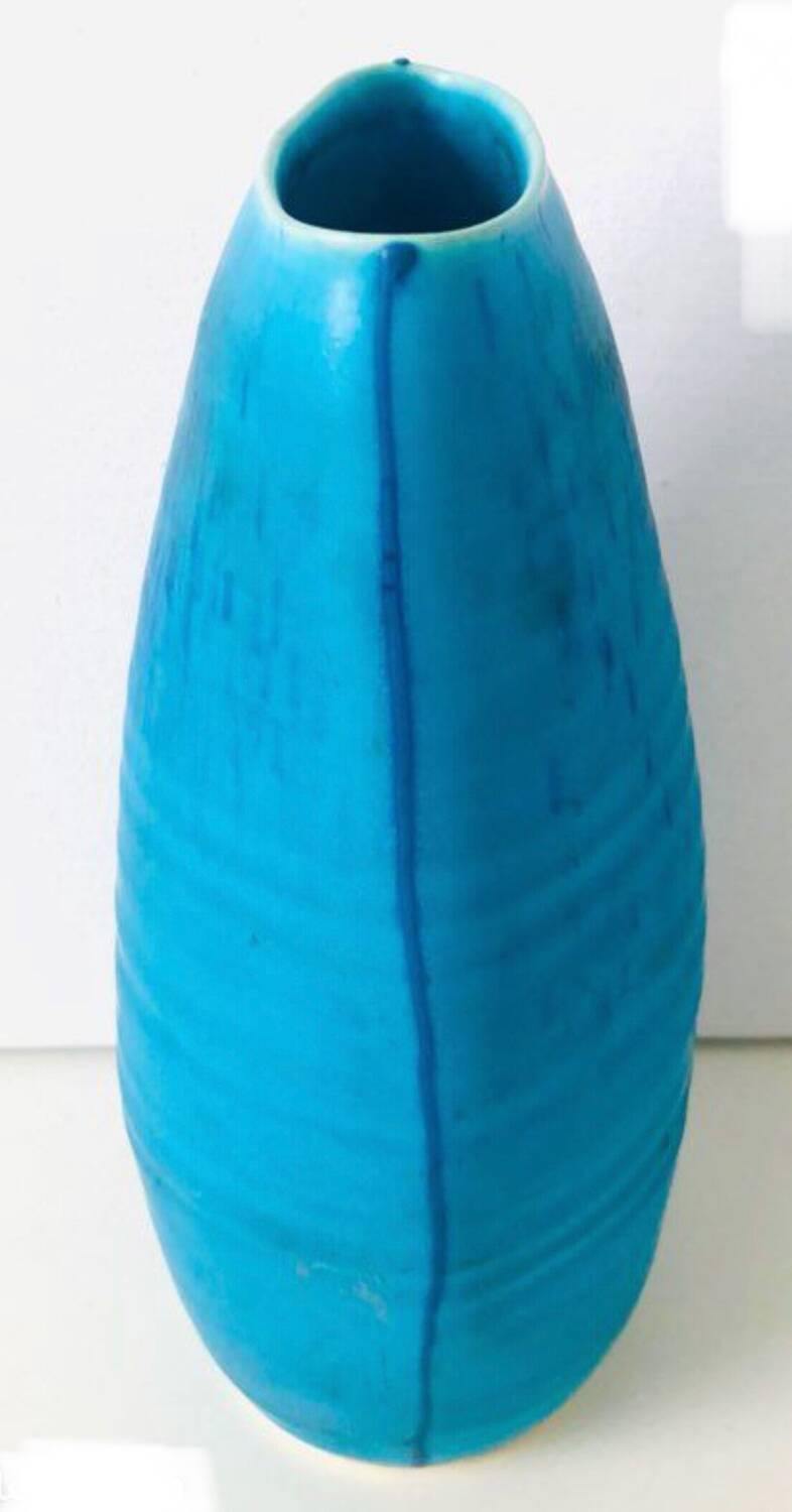 Blue Ceramic Vase