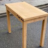 Scandinavian extendable dining table console 50-90cm