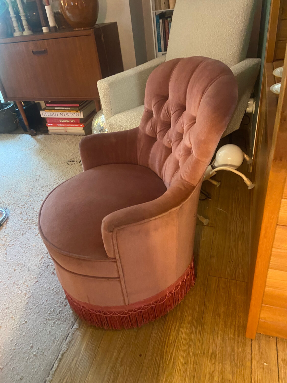 Vintage toad armchair