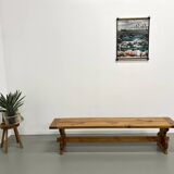 Pine bench, France, 1970