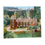 Landscape painting house