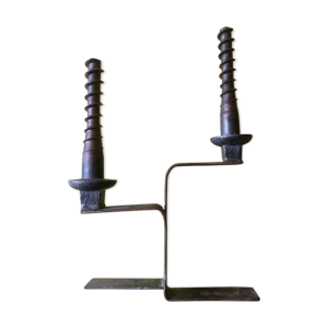 Bougeoir ferronerie design indus
