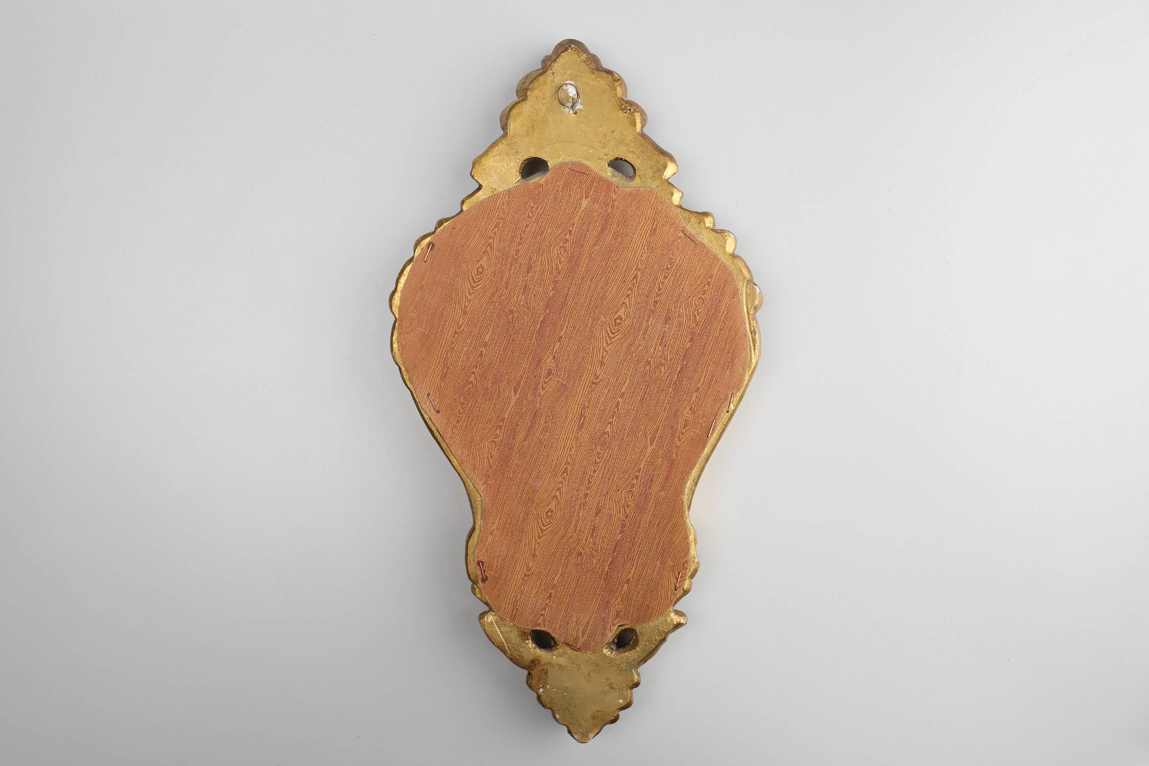 French Louis XV style shell mirror in wood and plaster, France