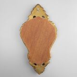 French Louis XV style shell mirror in wood and plaster, France