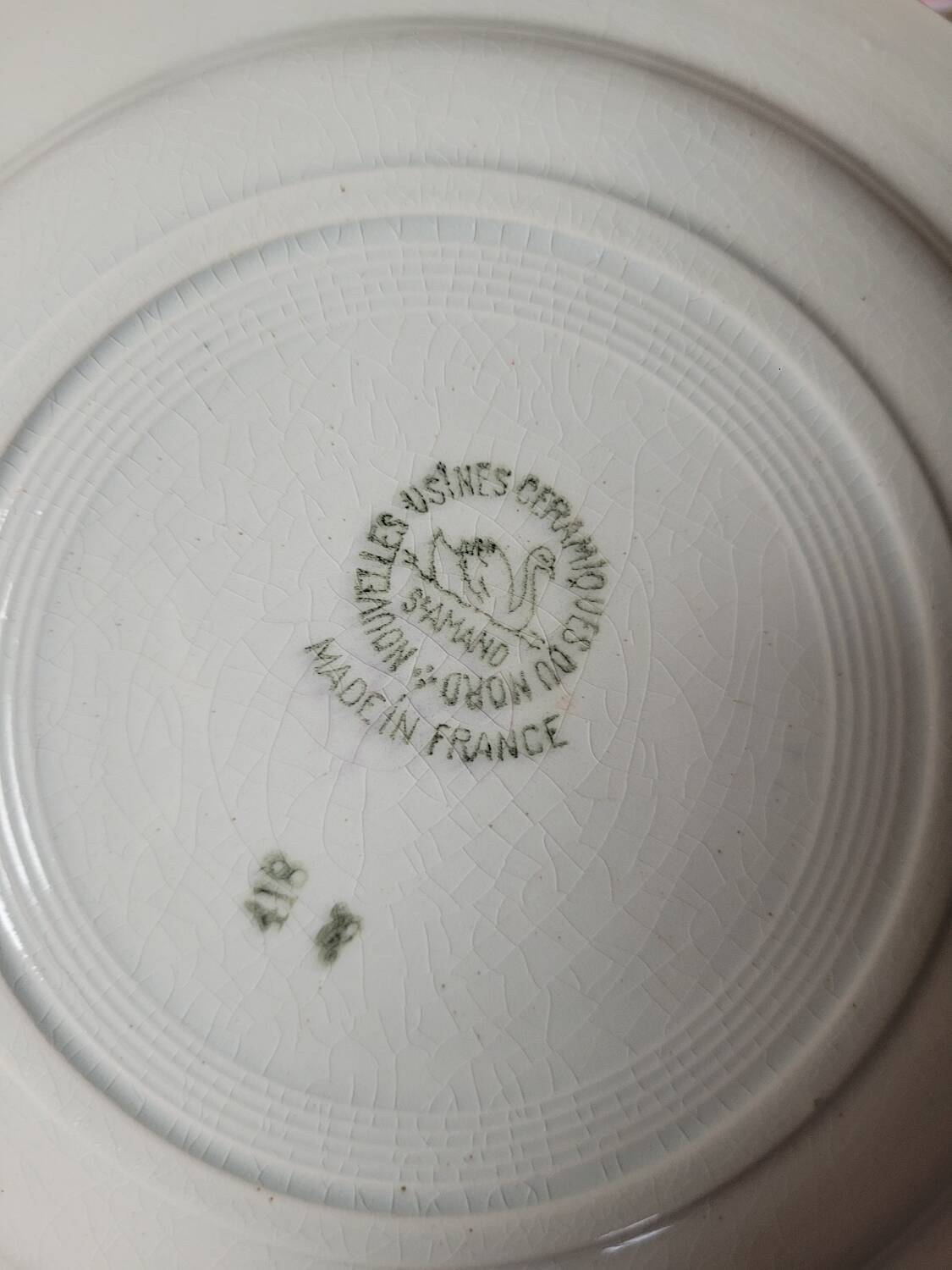 Set 6 soup plates and 6 flat plates n°418 ceranord