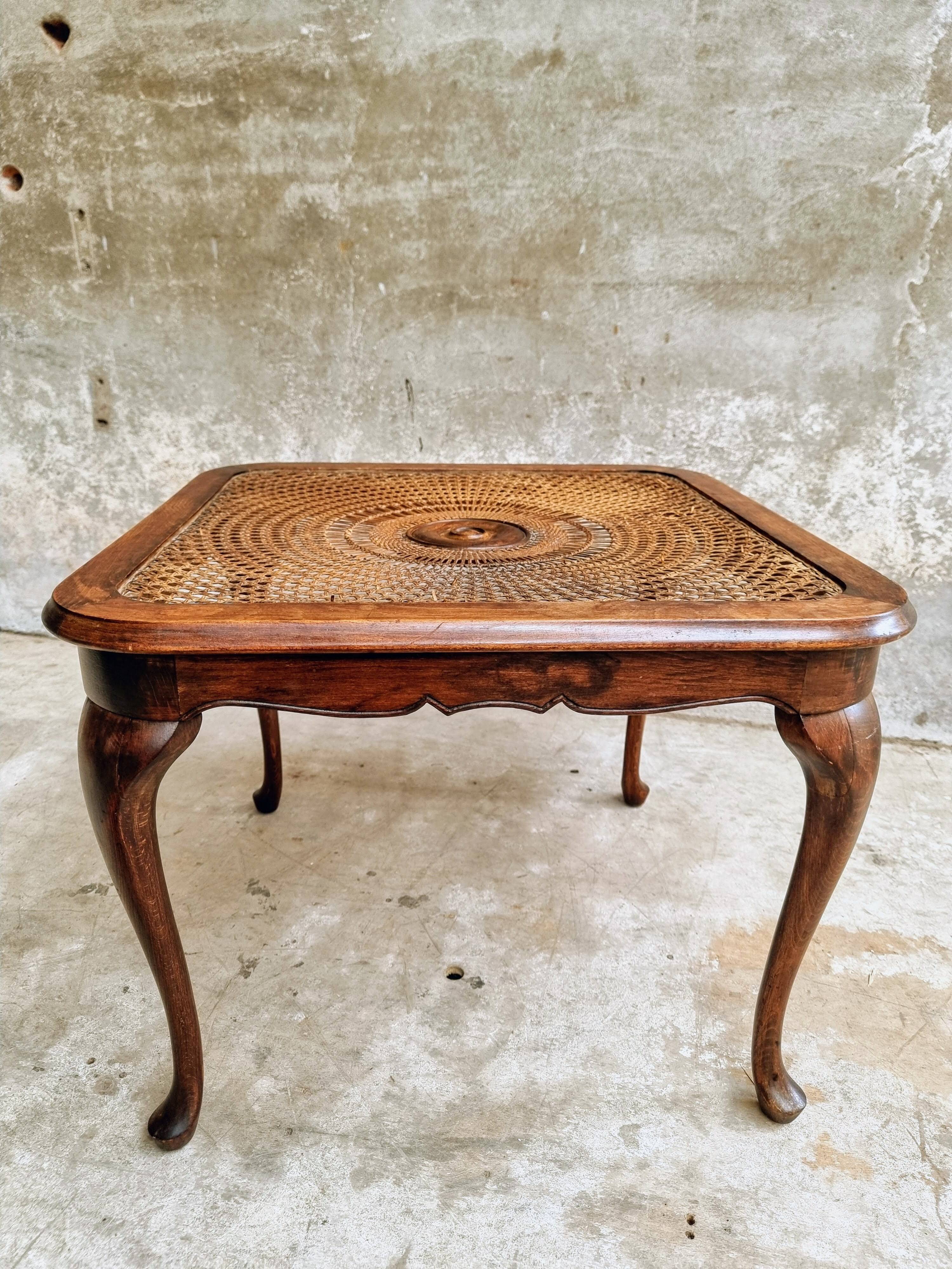 Antique coffee table 'Bergere coffee table' Louis XV