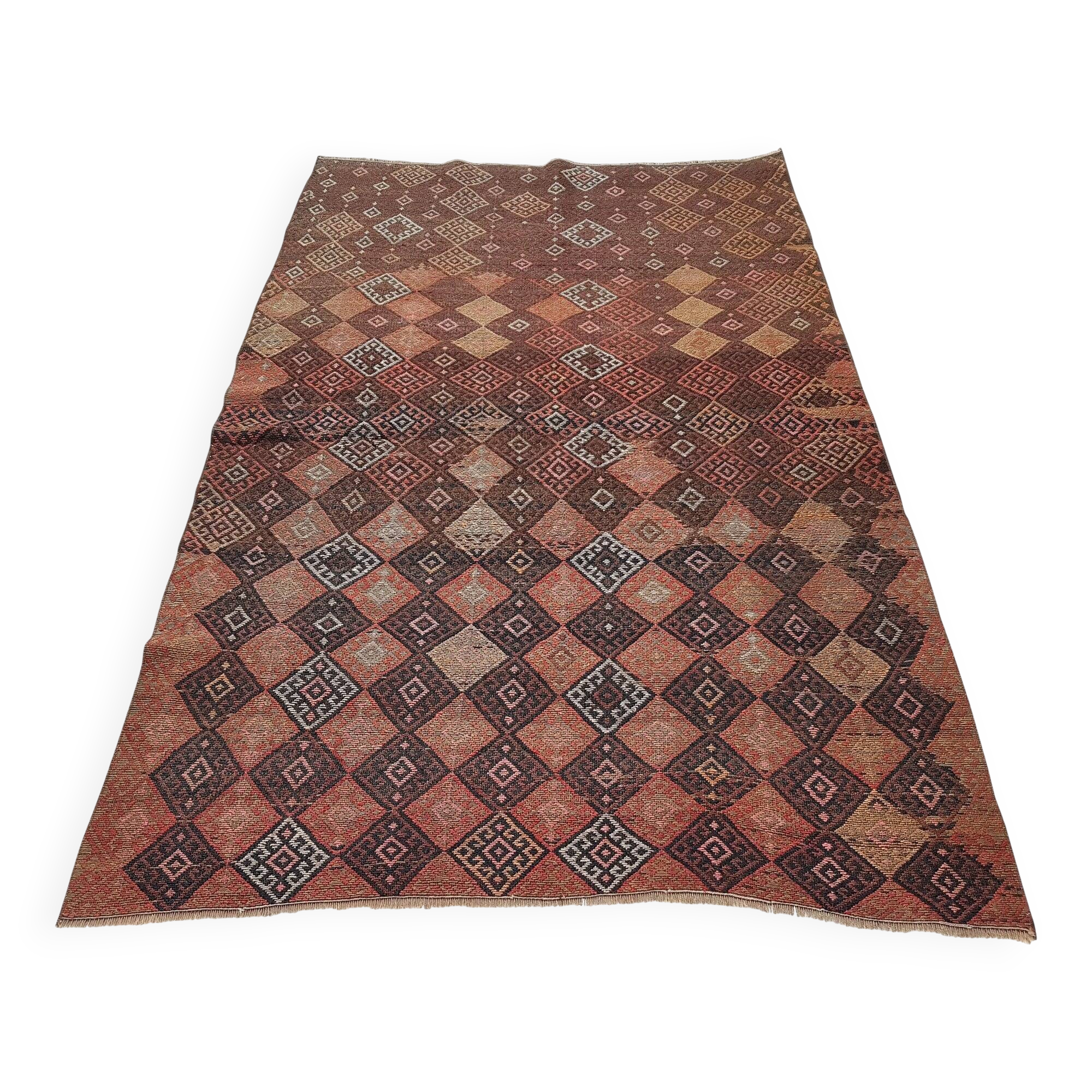 Vintage handmade Turkish rug 128x190 cm