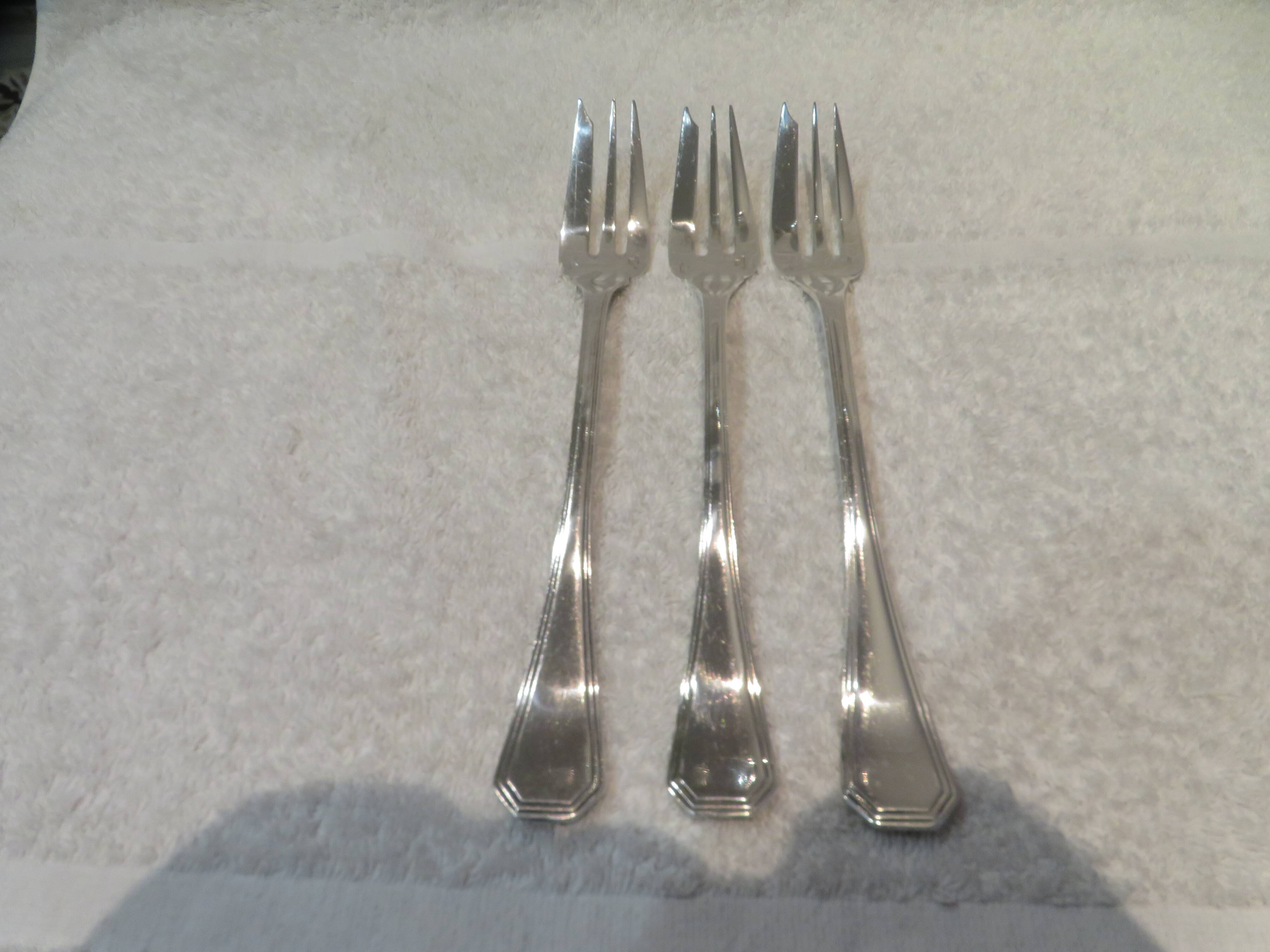 Christofle America silver plated serving or stewing fork